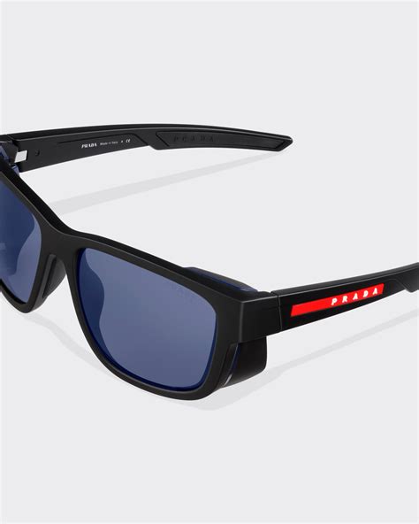 prada sunglasses blue lenses|blue prada glasses.